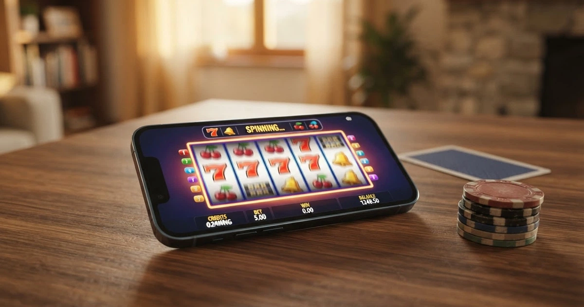 Un casinò online con la scritta «Giri gratis senza deposito» in evidenza su una slot machine colorata