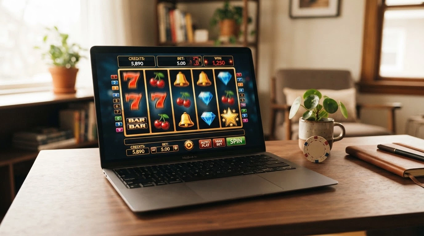 La schermata di una slot machine online con l'interfaccia in italiano