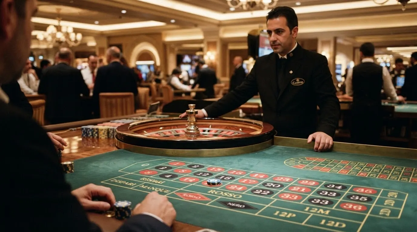 Tavolo di roulette live con croupier in italiano sull'interfaccia di Gioco Digitale, sviluppato in partnership con Evolution Gaming